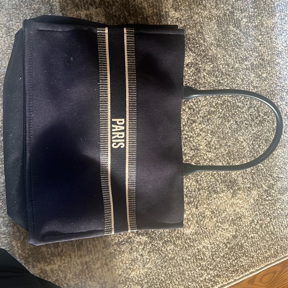 Steve Madden Navy Tote Bag